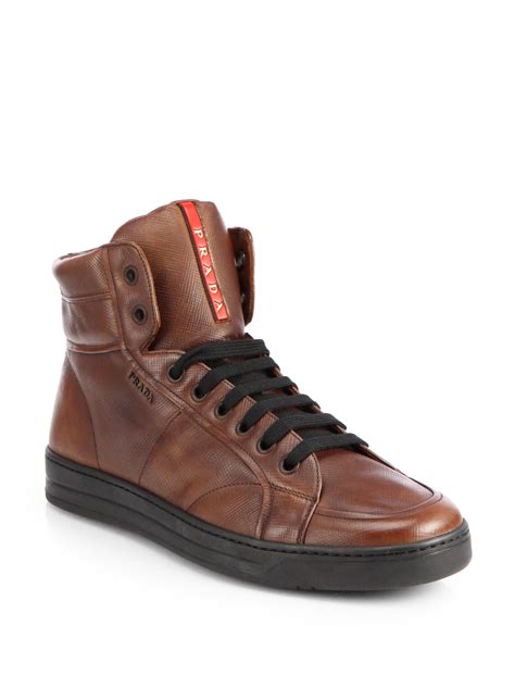 prada brown trainers mens|prada sneakers for men dhgate.